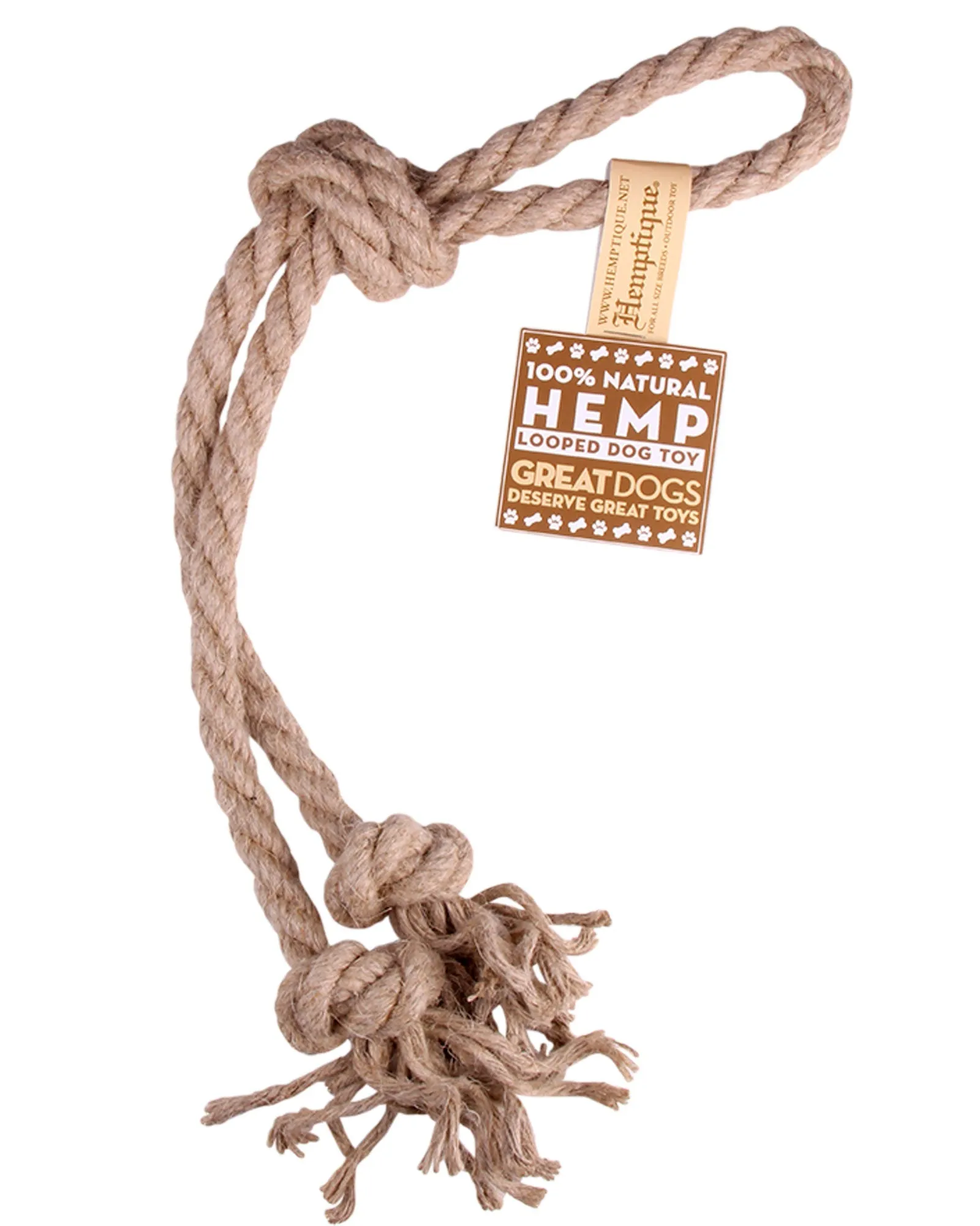 12mm Hemp Rope Loop Dog Toy