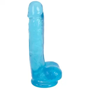 7-Inch Slim Anal Dildo with Realistic Balls