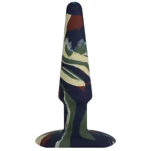 A-Play Groovy Silicone Butt Plug Camouflage 5 Inch