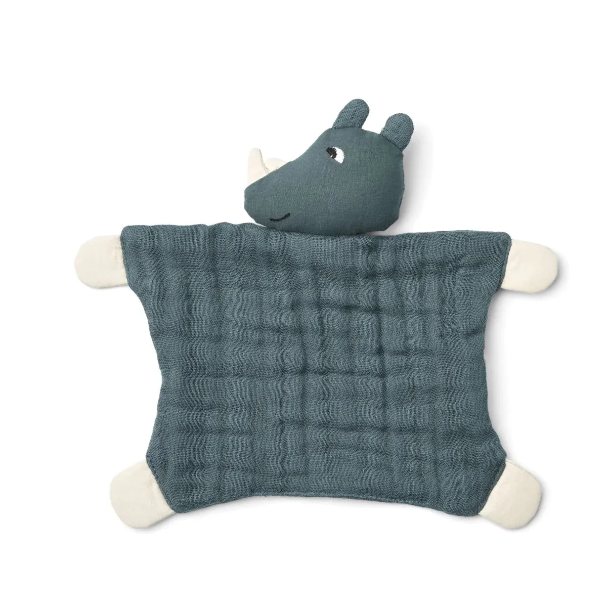 Amaya Cuddle Teddy - Rhino/Whale Blue