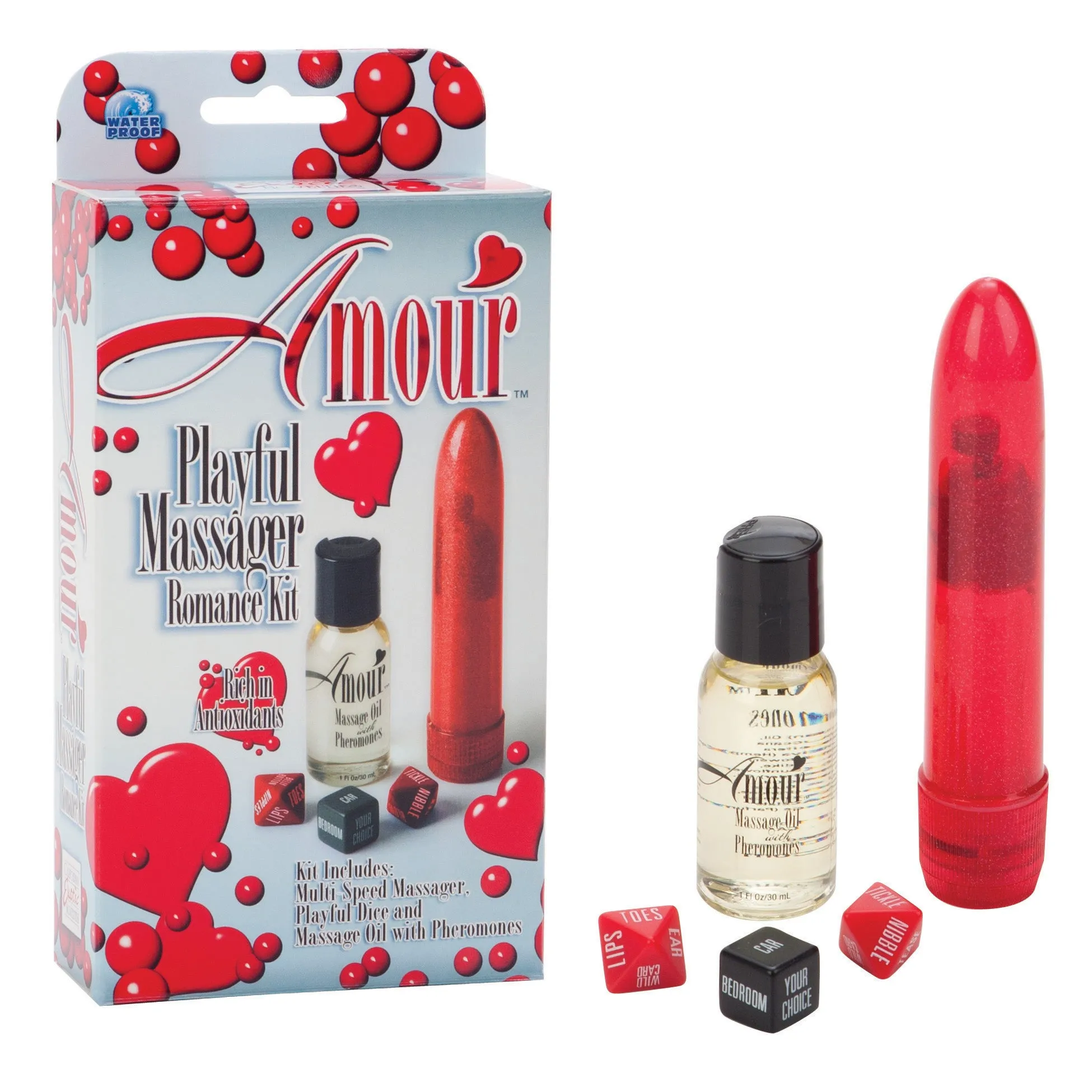 Amour Playful Massager Romance Kit