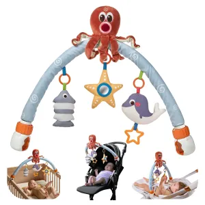 Baby arch pram play toys octopus fish starfish travel play arch, car seat stroller crib toy for Baby Infant 0 Month 