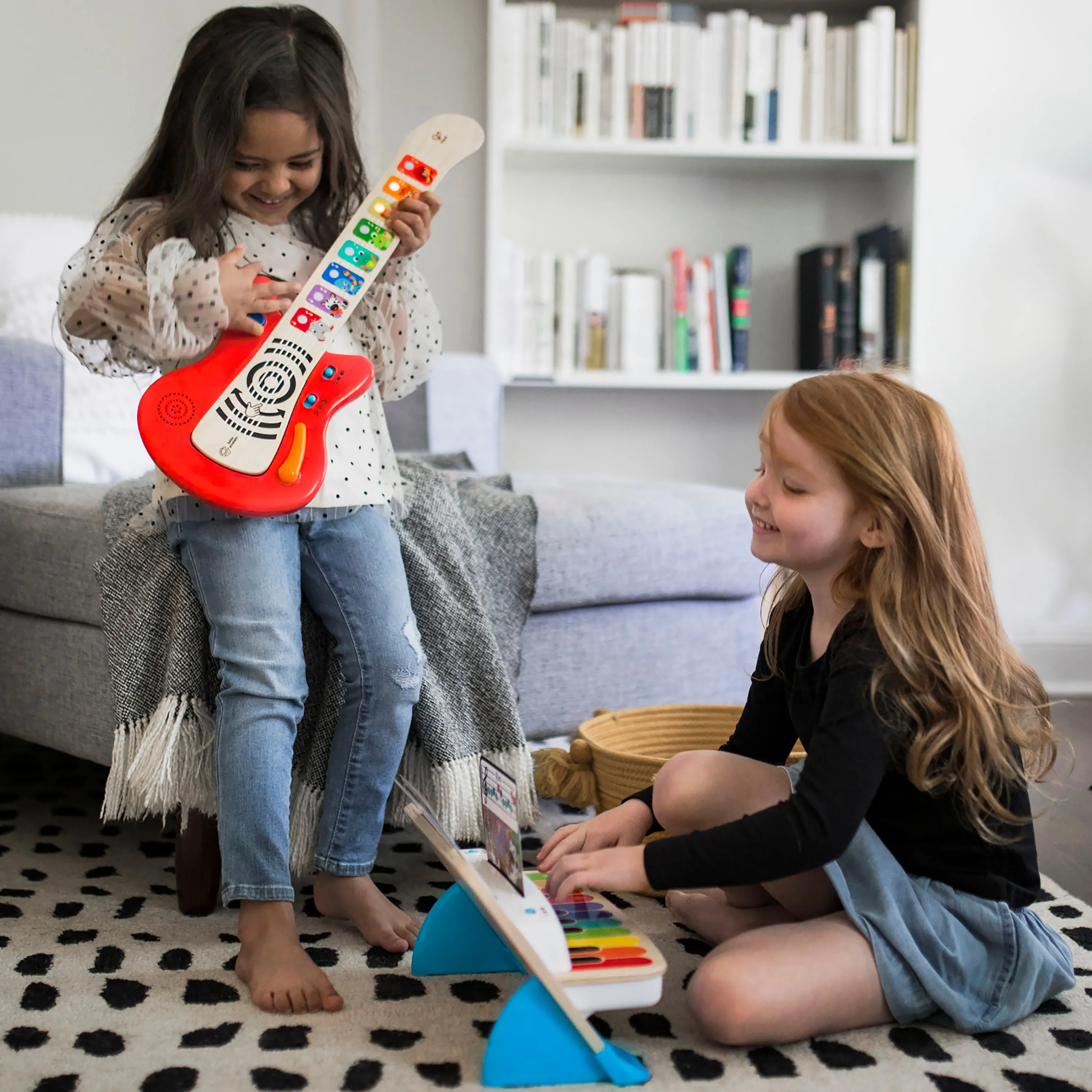 Baby Einstein Together in Tune Magic Touch Piano & Guitar Wooden Musical Toy Bundle