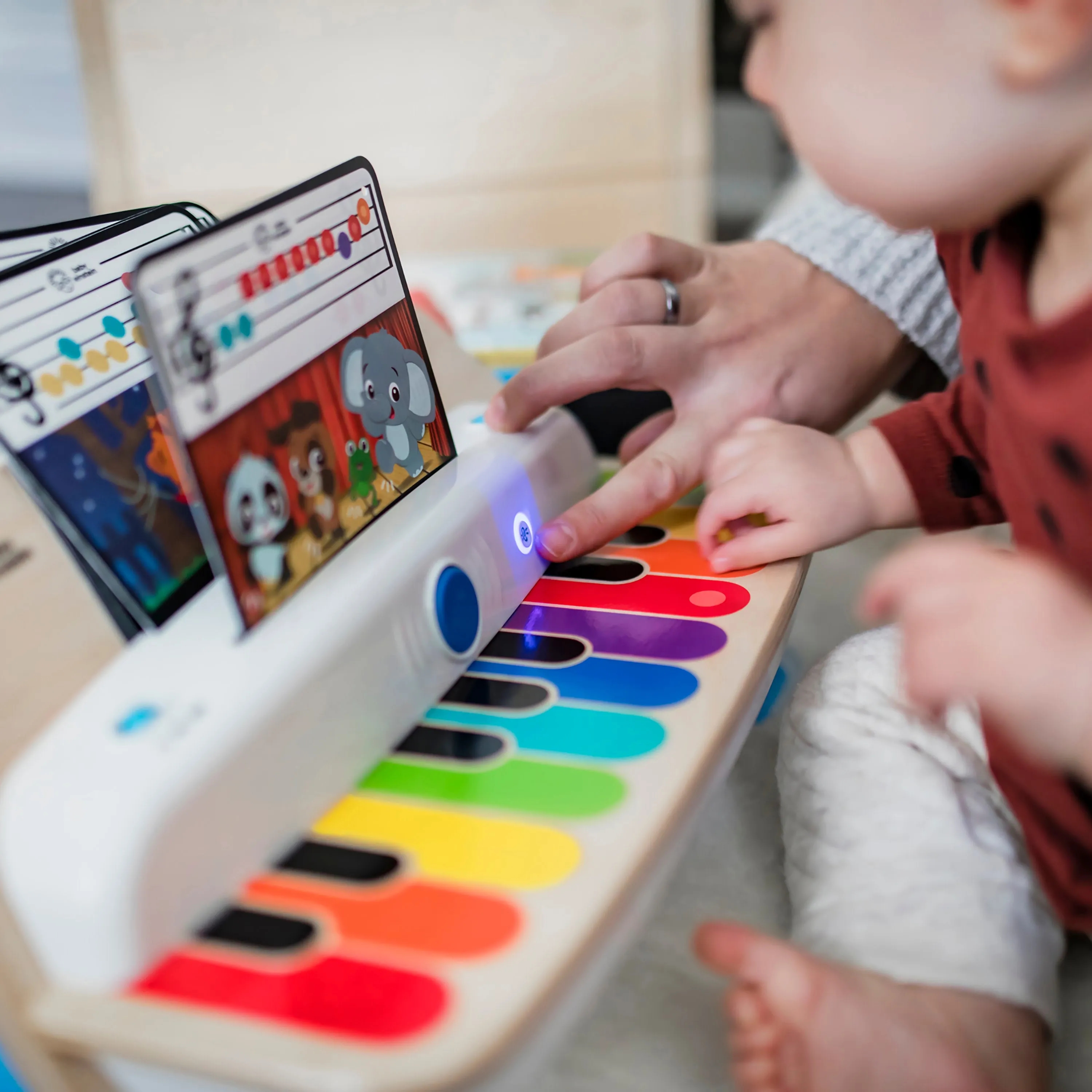 Baby Einstein Together in Tune Magic Touch Piano & Guitar Wooden Musical Toy Bundle