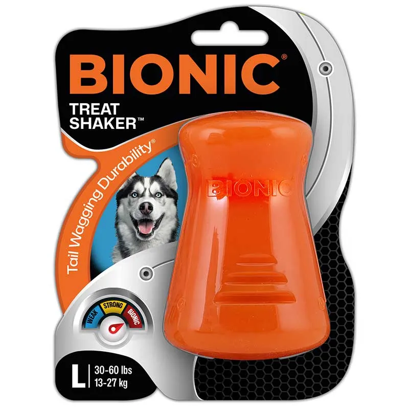 BIONIC Treat Shaker Dog Toy 3 Sizes