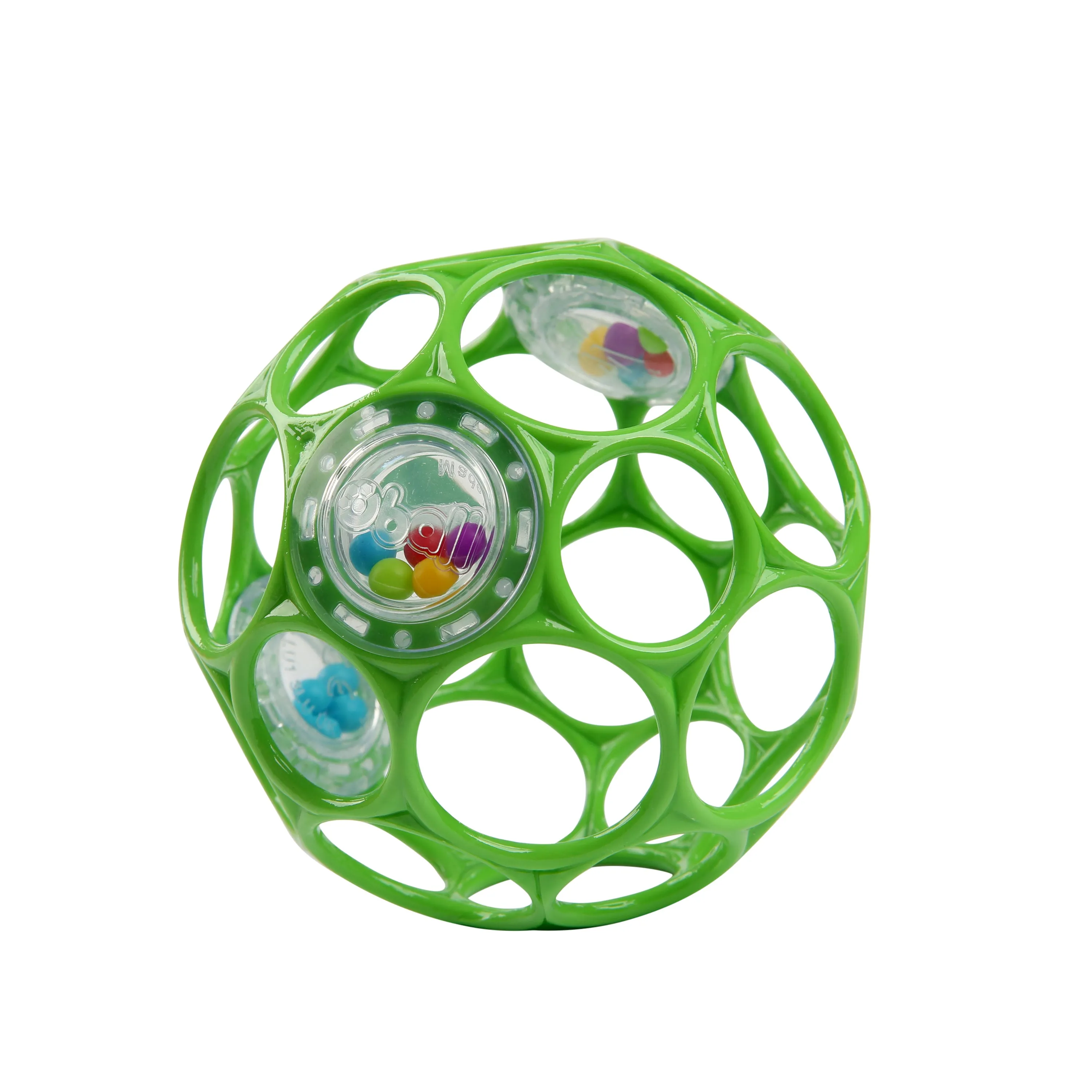 Bright Starts Oball Rattle Easy-Grasp Toy, Green