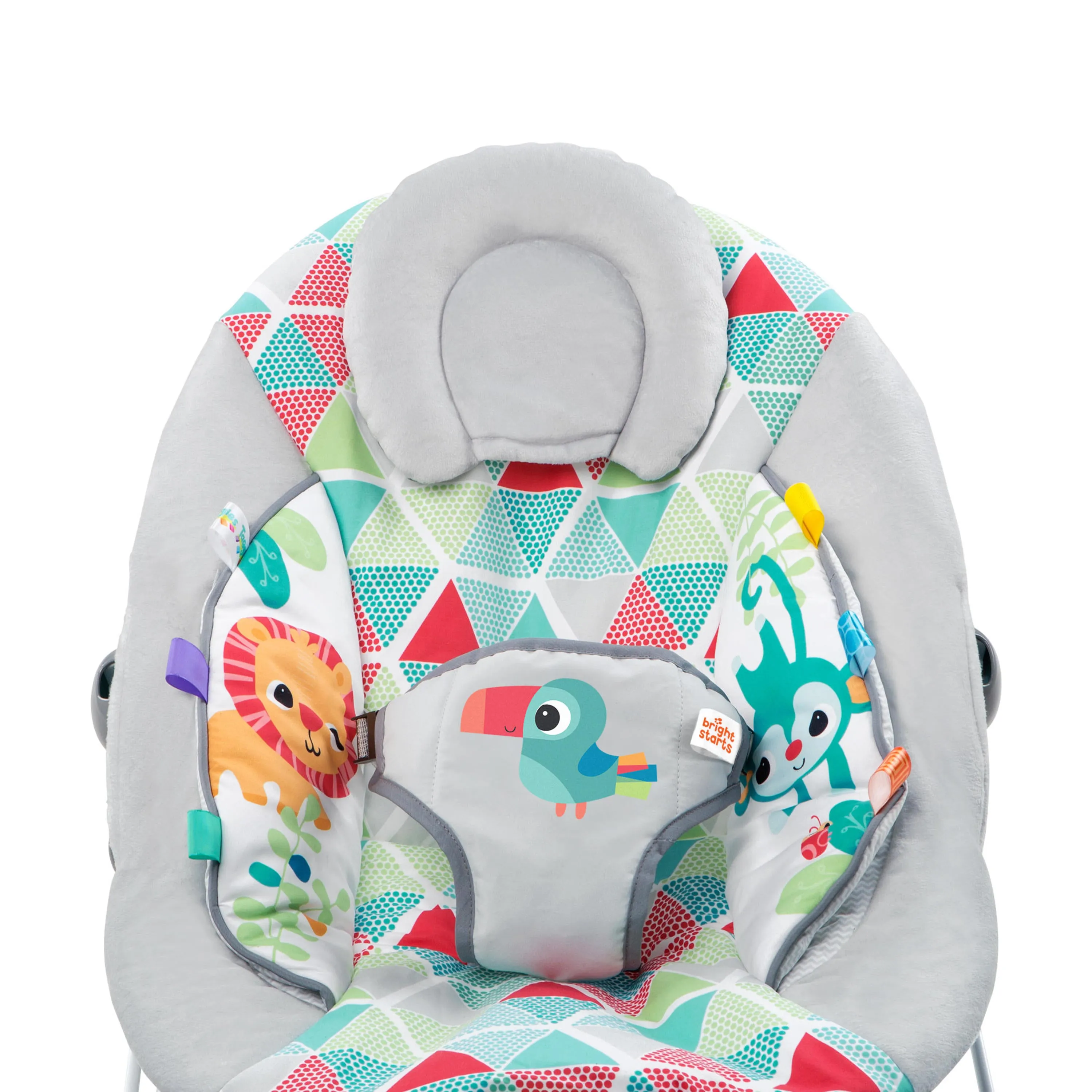 Bright Starts Toucan Tango Bouncer with Soothing Vibrations and Melodies