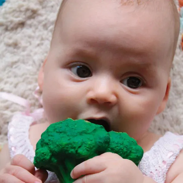 Brucy The Broccoli   Spotty The Mushroom Chewy Teether