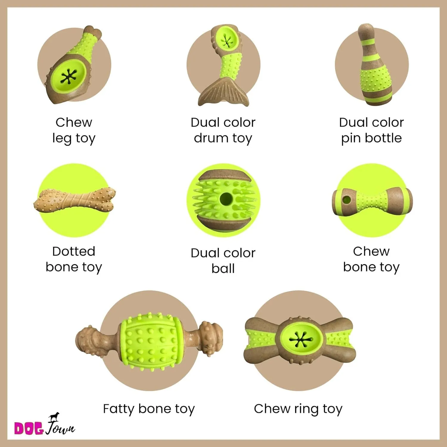 Chew Toys for Dogs and Puppies - Chew Leg