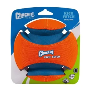 Chuckit! Kick Fetch Durable Outdoor Ball Toy for Dogs in Vibrant Orange Color