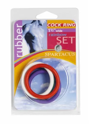 Colorful Rubber Pleasure Rings - Fun and Comfort for Bedroom Adventures!