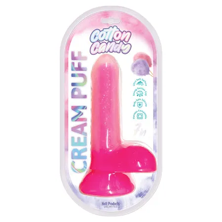 Cotton Candy Cream Puff 6' Dildo - Pink