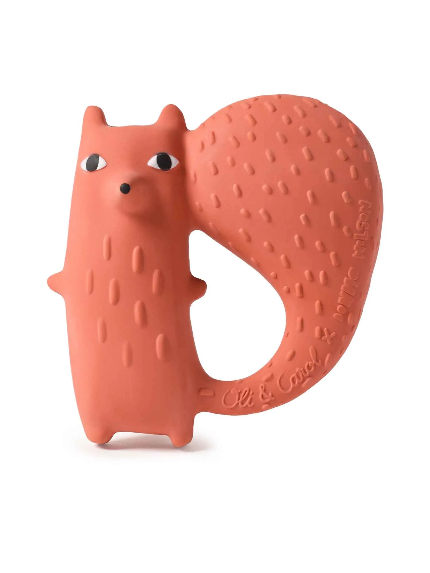 Cyril Squirrel Fox Teething Ring