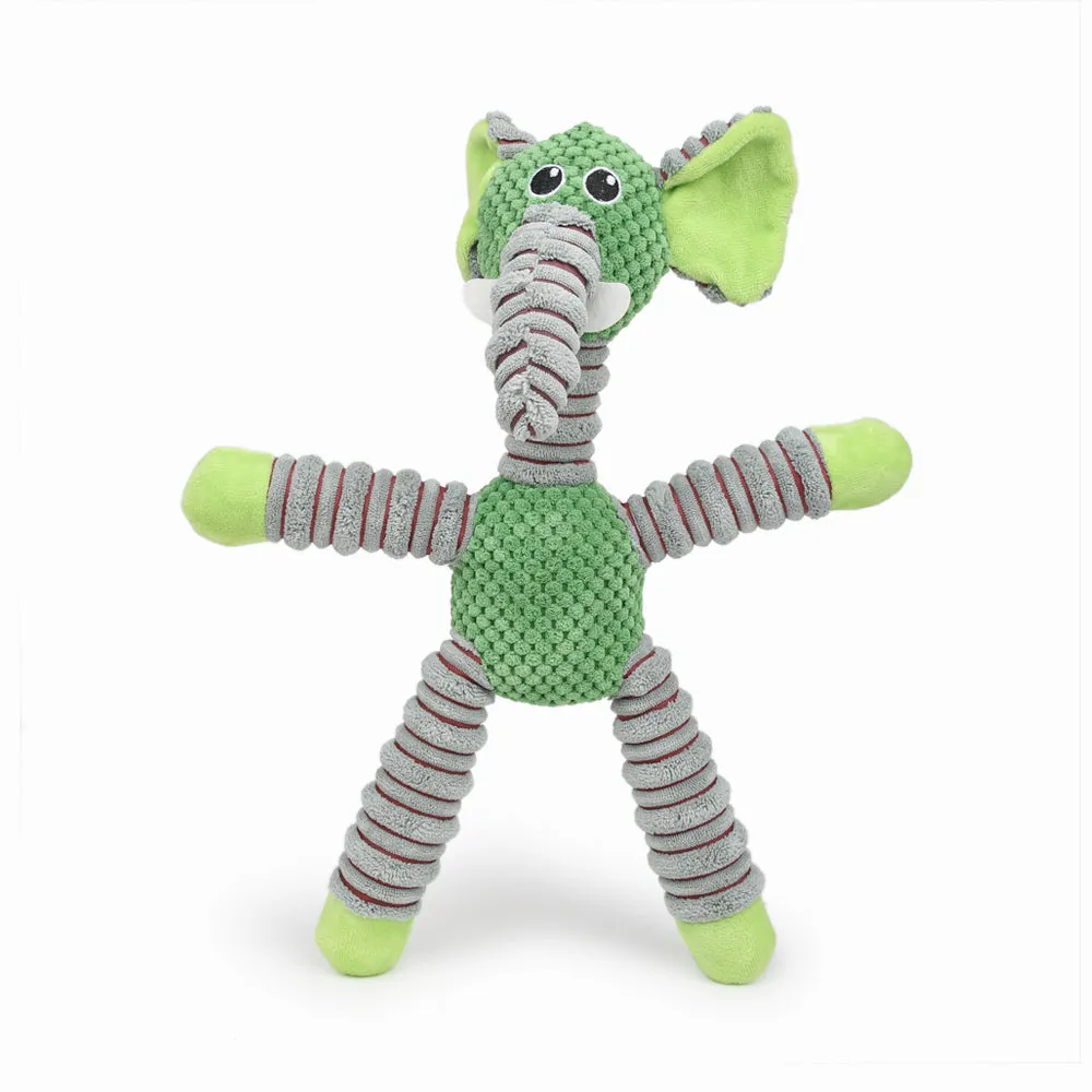 Dear Pet Long Full-Body Dog Toy with Squeaker