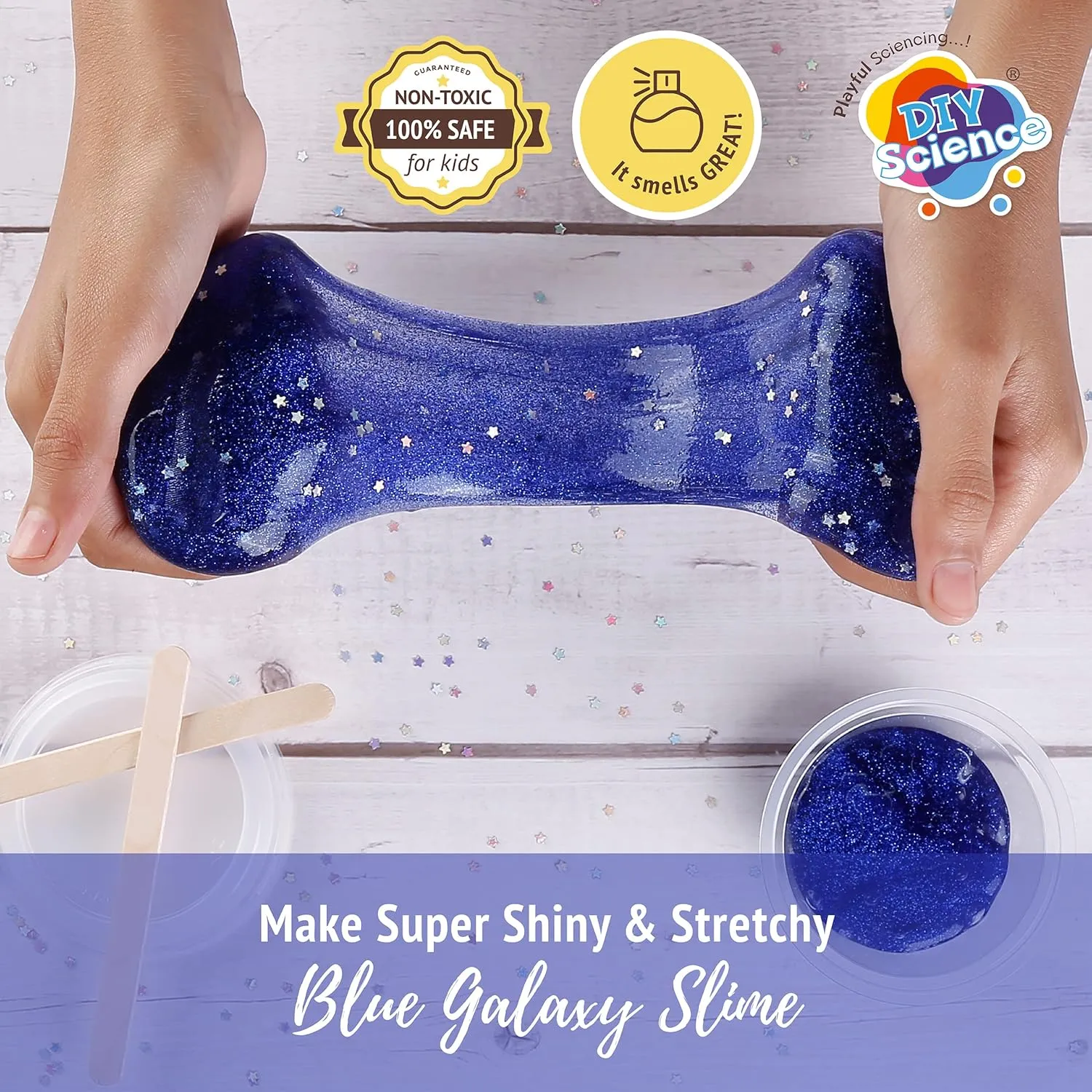 DIYScience Blue Galaxy Slime Kit