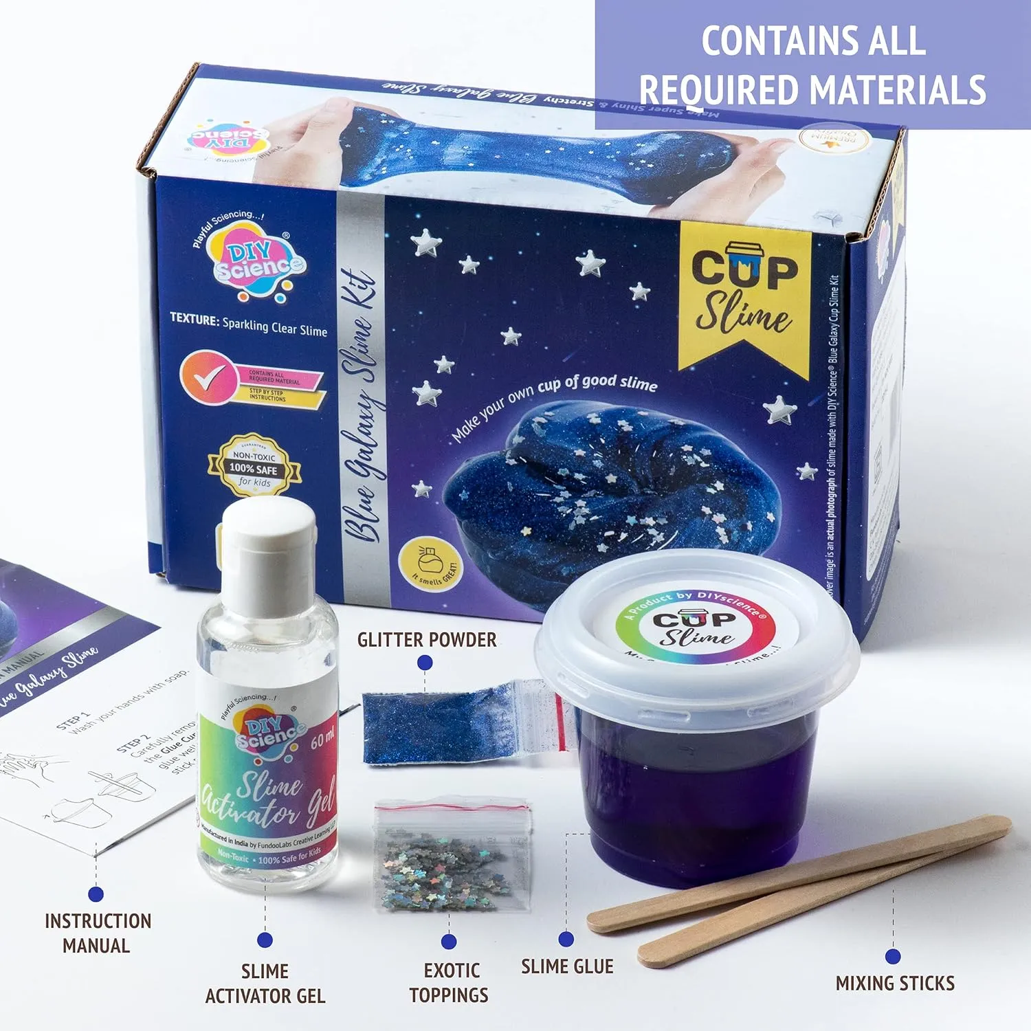 DIYScience Blue Galaxy Slime Kit