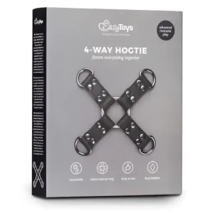 Easy Toys Faux Leather Hogtie - Black