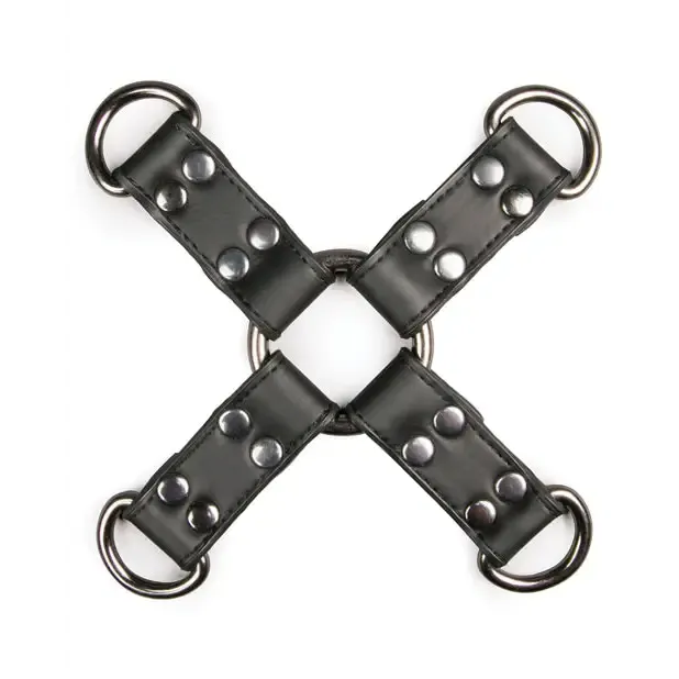 Easy Toys Faux Leather Hogtie - Black