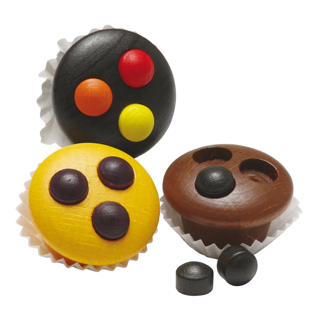 Erzi Muffins Wooden Play Food