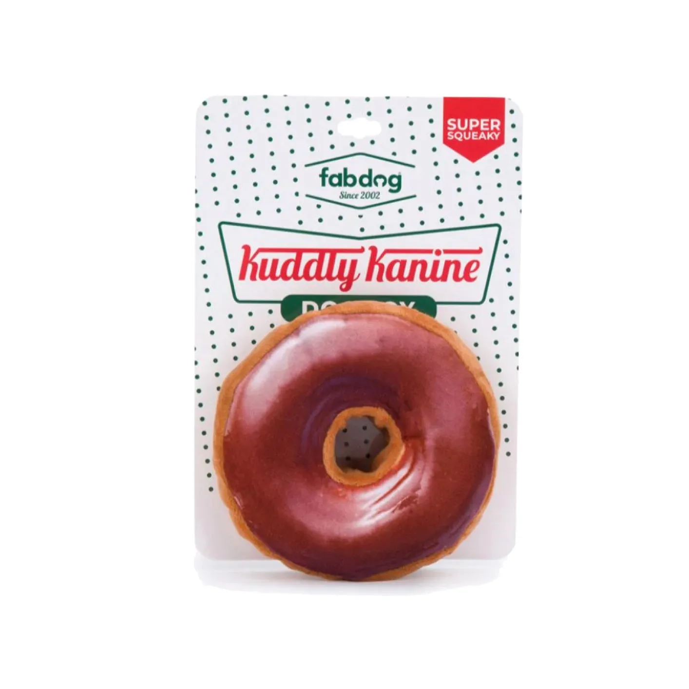 FabDog Kuddly Kanine Donut Toy