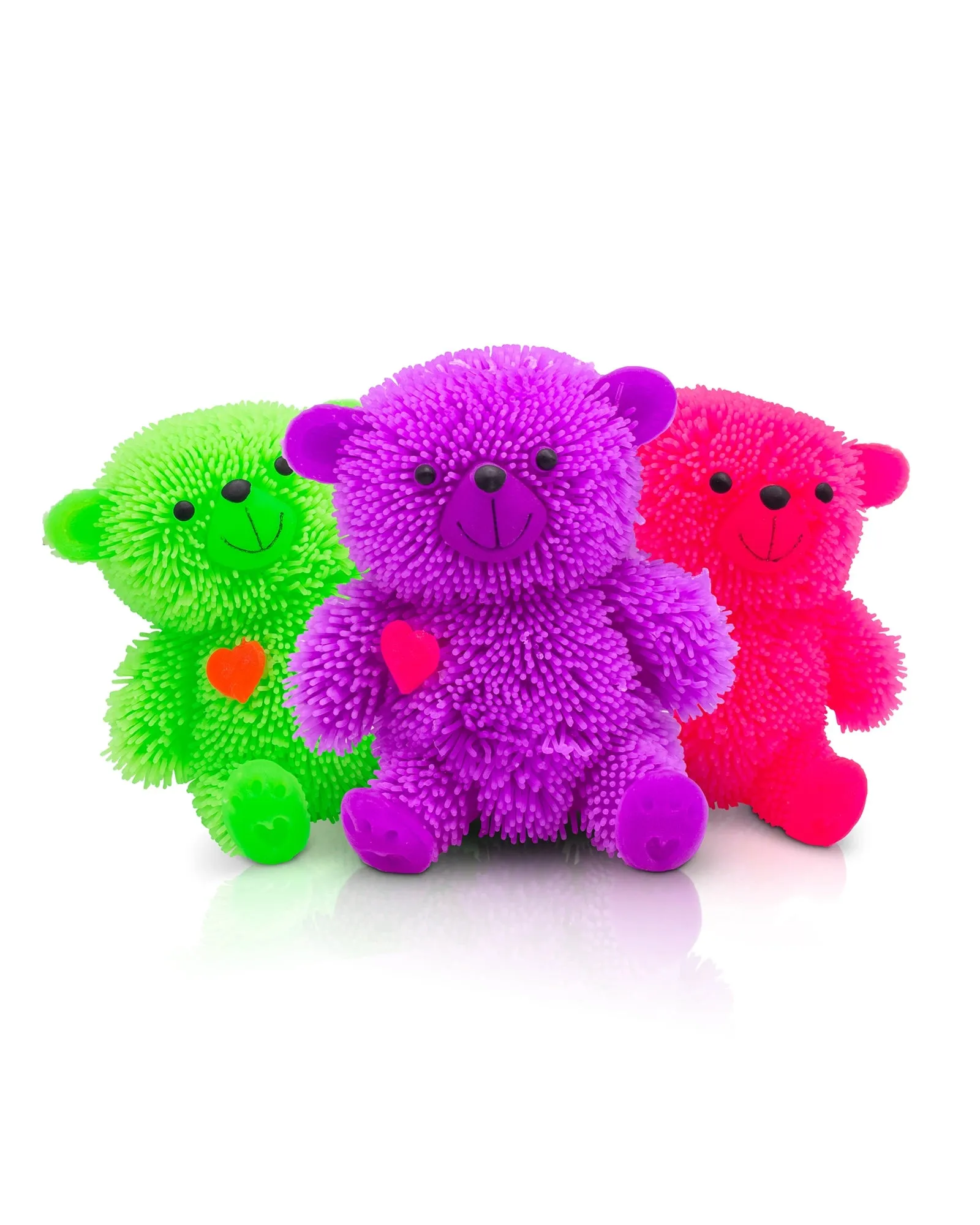 Fizz Fun Fun Flashing Squidgy Teddies - Assorted