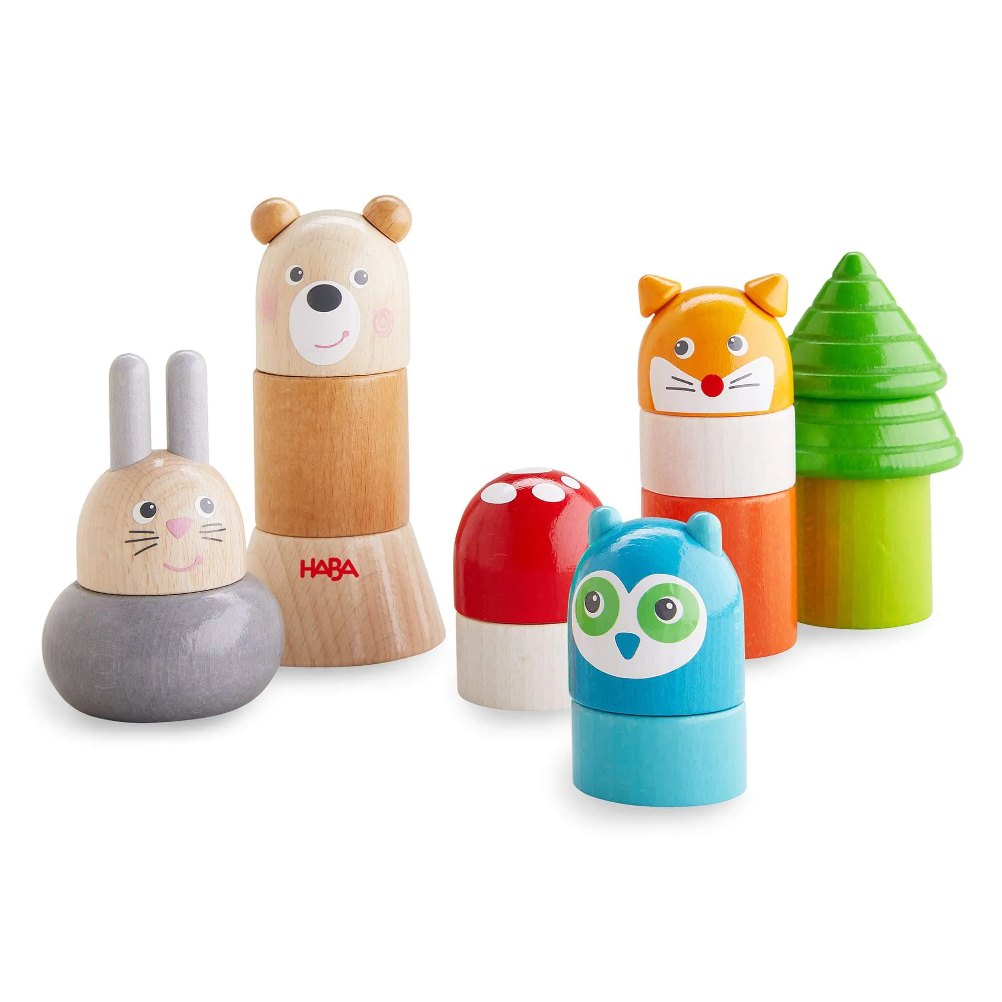 Forest Animals Wooden Stacking Toy