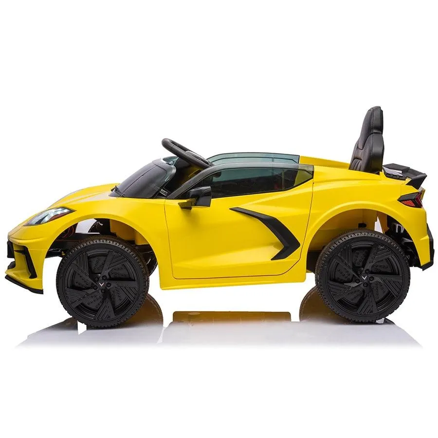 Freddo Toys 12V Chevrolet Corvette Stingray C8 1 Seater Ride on