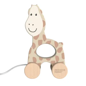 Gigi Giraffe' Pull Along Toy - Matchstick Monkey