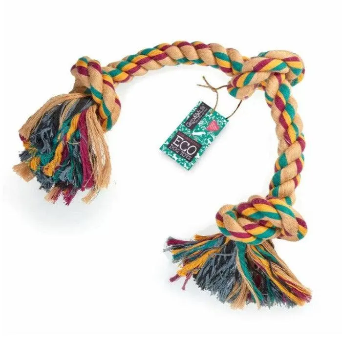 Green & Wilds | Big Rope 3 Knot - Eco Dog Toy