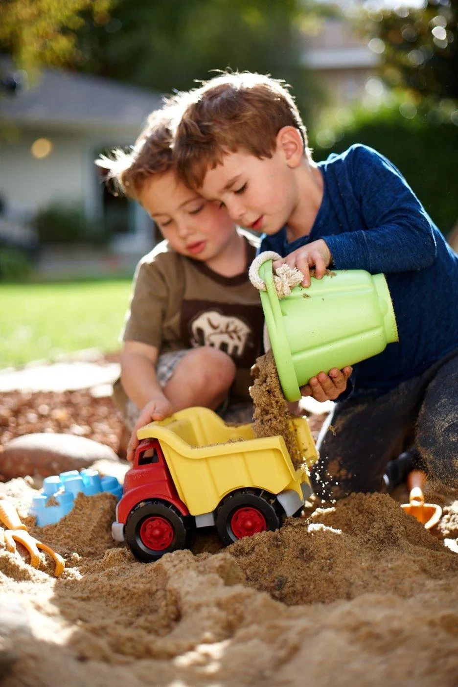 Green Toys Yellow & Red Dump Truck