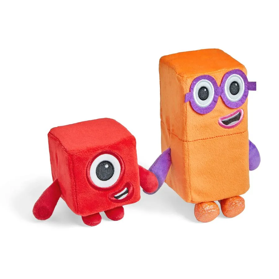 hand2mind - Numberblocks One and Two Playful Pals Plush Toy