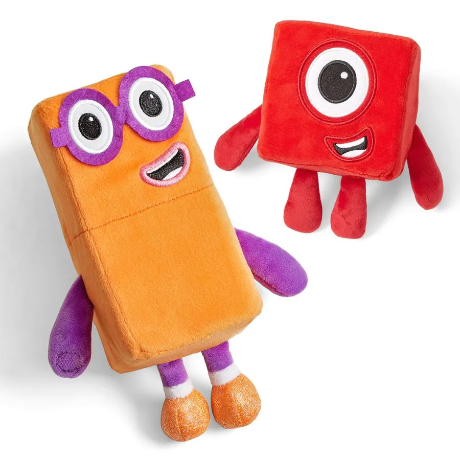 hand2mind - Numberblocks One and Two Playful Pals Plush Toy