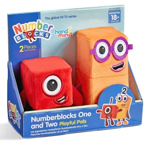 hand2mind - Numberblocks One and Two Playful Pals Plush Toy