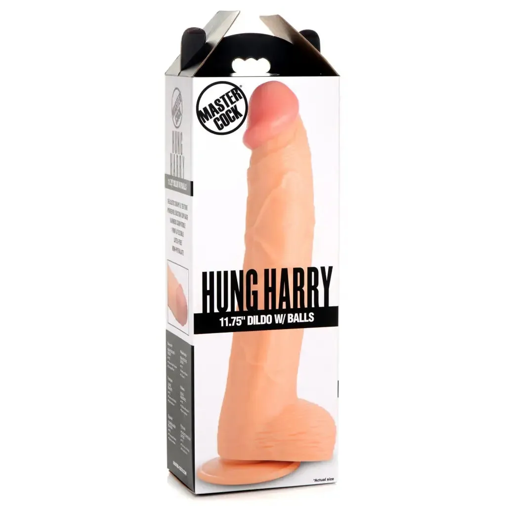 Hung Harry 11.75 Inch Dildo With Balls