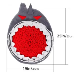 Injoya Shark Snuffle Feeding Mat For Dogs