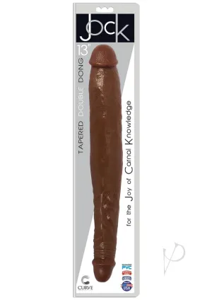 Jock Tapered Double Dong 13 Chocolate