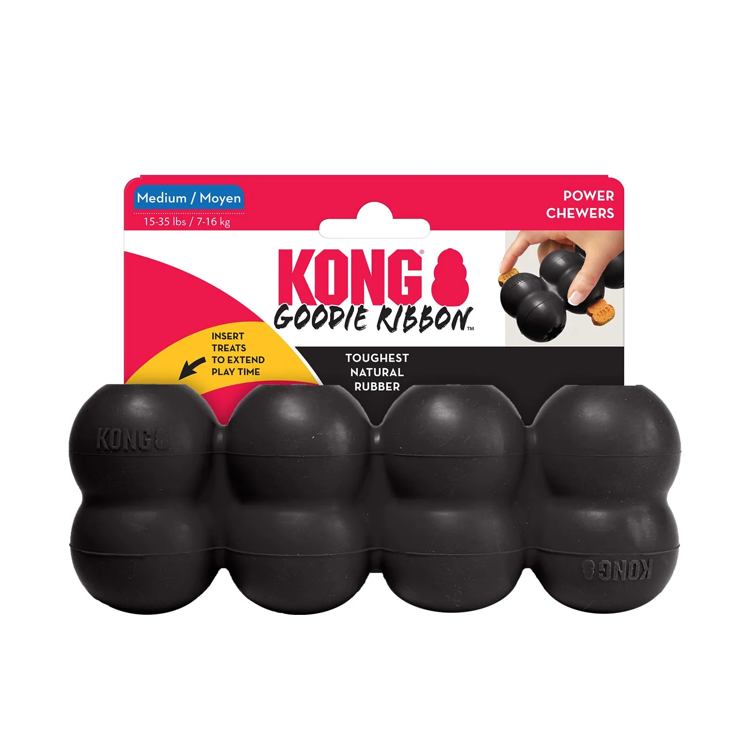 KONG Extreme Goodie Ribbon Dog Toy