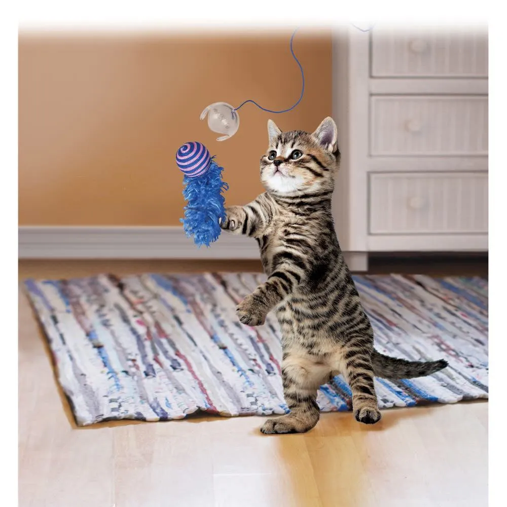 Kong Fishing Pole Teaser Cat Toy