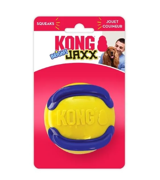 Kong Jaxx Brights Ball Dog Toy (Assorted Colors)