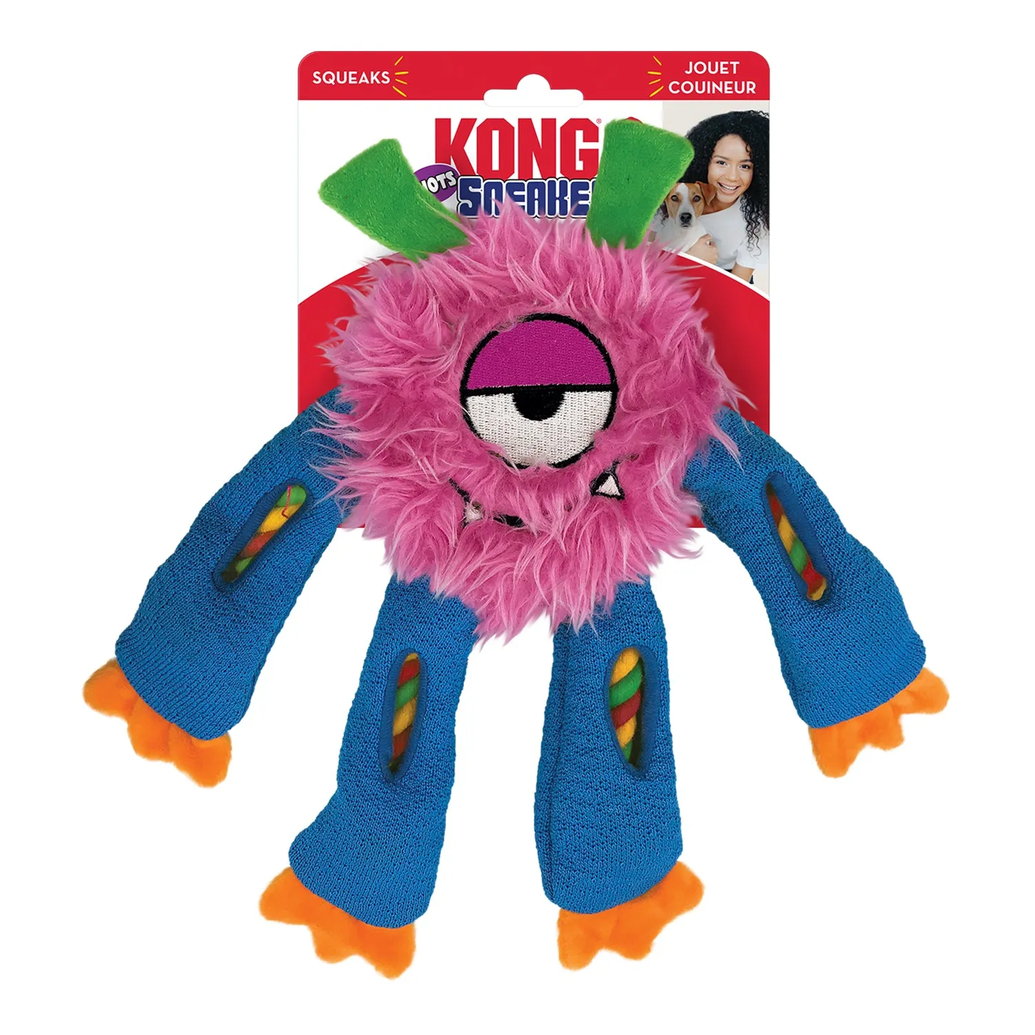 KONG Sneakerz Knots Dog Toy Medium