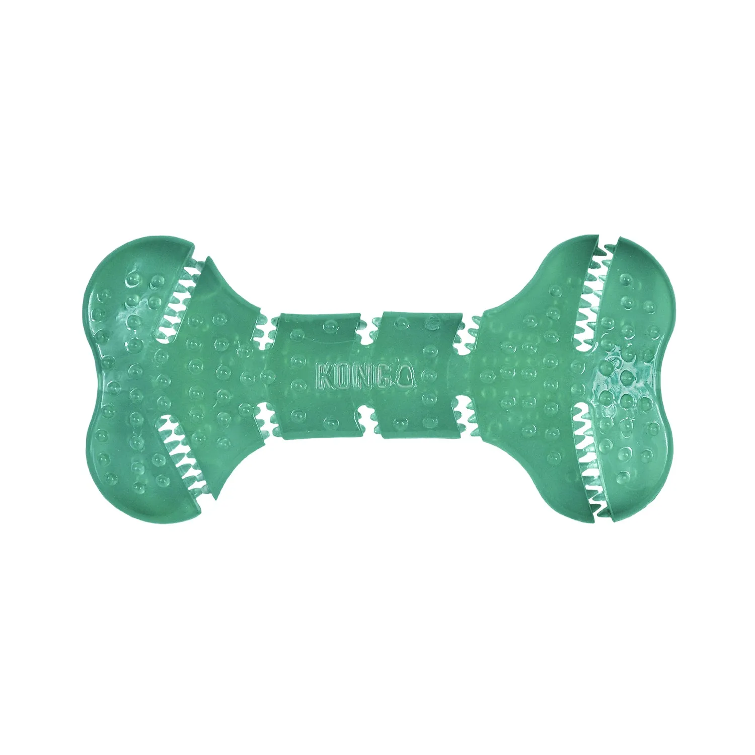 KONG Squeezz Dental Bone Dog Toy Medium