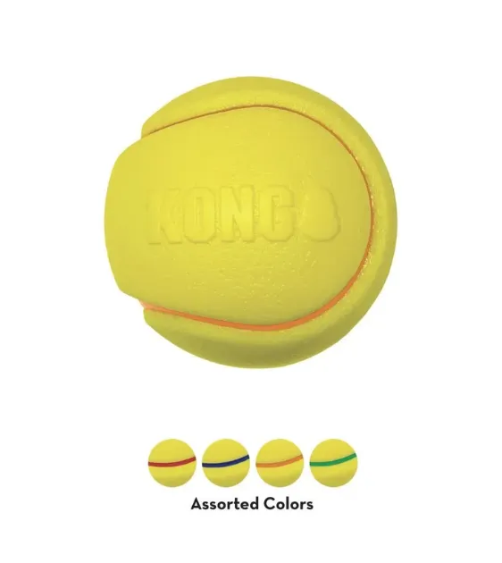 Kong Squeezz Tennis Ball Dog Toy (Assorted Colour Individual)