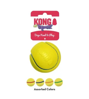 Kong Squeezz Tennis Ball Dog Toy (Assorted Colour Individual)