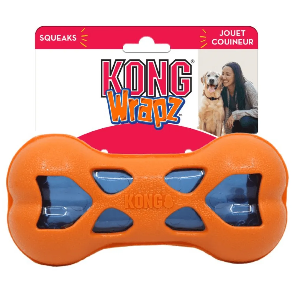 Kong Wrapz Bone Toy for Dogs