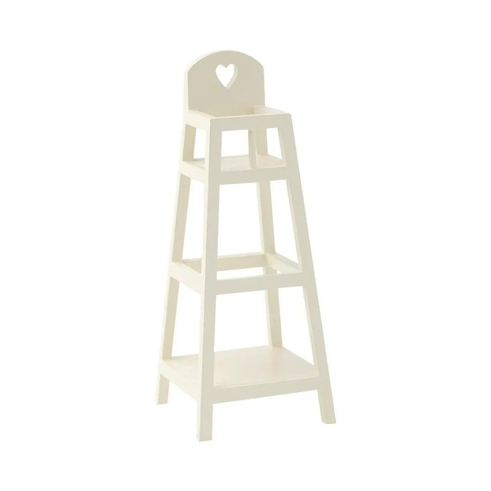 Maileg high chair for MY babies - white