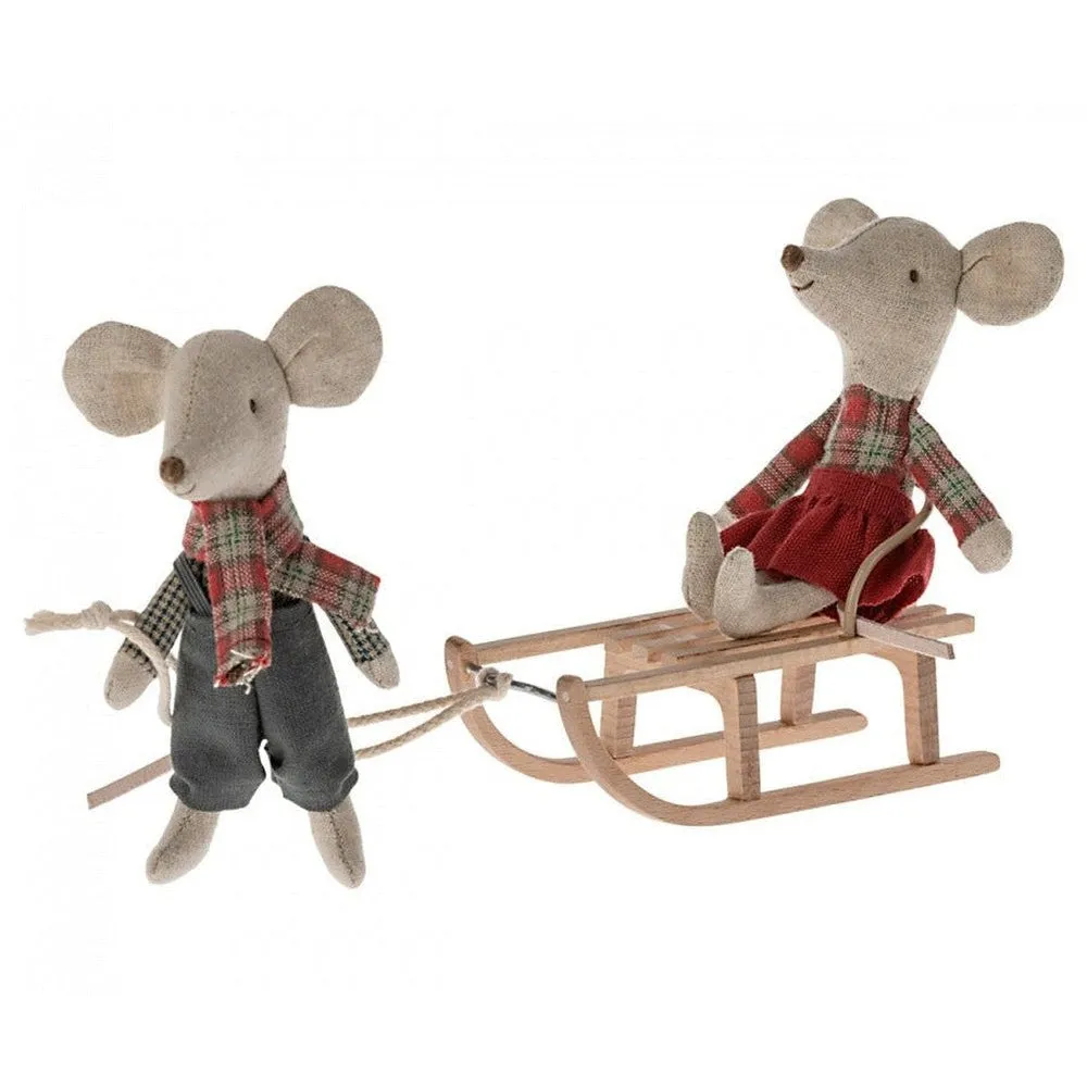 Maileg sled for mice