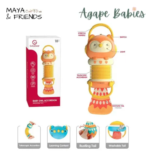 Maya & Friends Baby Owl Accordion