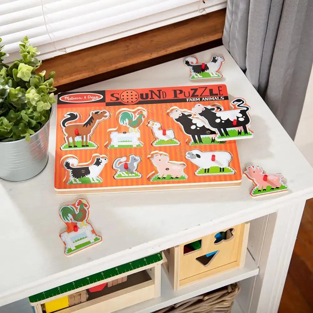 Melissa and Doug Wooden Animal Puzzles