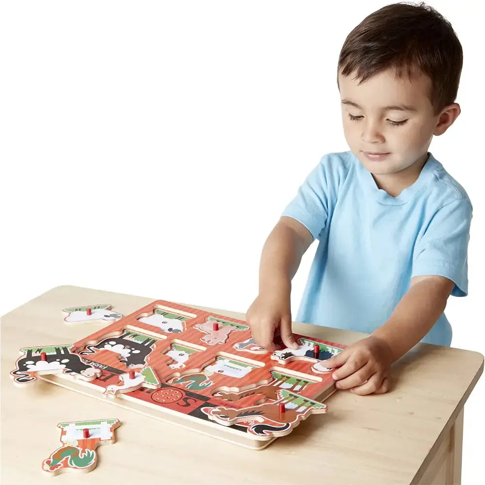 Melissa and Doug Wooden Animal Puzzles