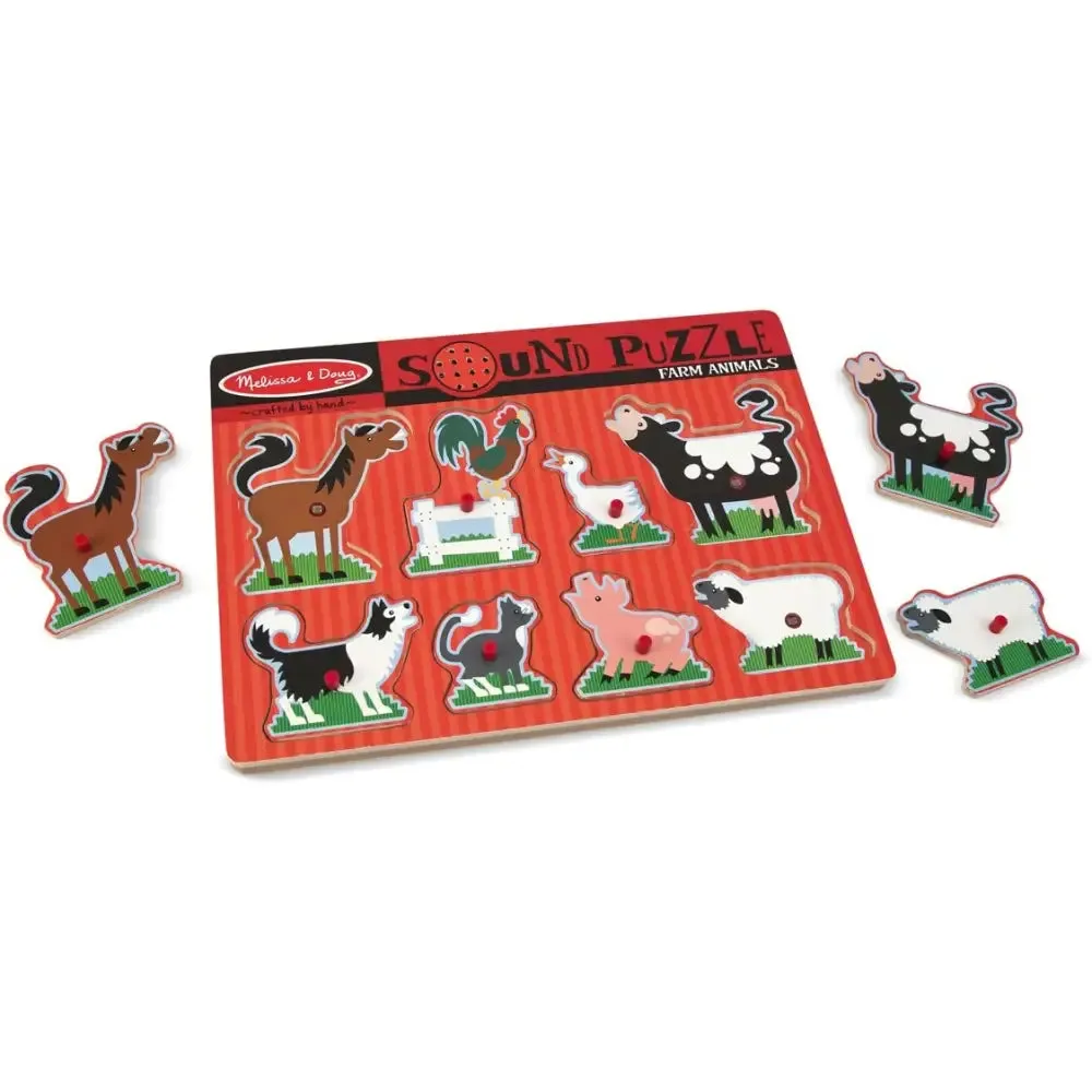 Melissa and Doug Wooden Animal Puzzles